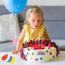 80 Pcs Plastic Balloon Weights, Reusable Colorful Balloons Pendants, Wedding Birthday Party Balloons Accessories for Helium Balloon Decoration