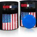 Kan Jam Original Disc Toss Game - American Made Outdoor Game for The Backyard, Beach, Park, Tailgates - ESPN, OCHO, & USA Flag Designs