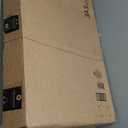 Gueevin Corner Bamboo Laundry Hamper with Lid and Removable Liner Corner Bamboo Laundry Basket with Handle Washing Clothes Basket Storage Bin for Bedroom Bathroom(Black,Vertical Slatted)