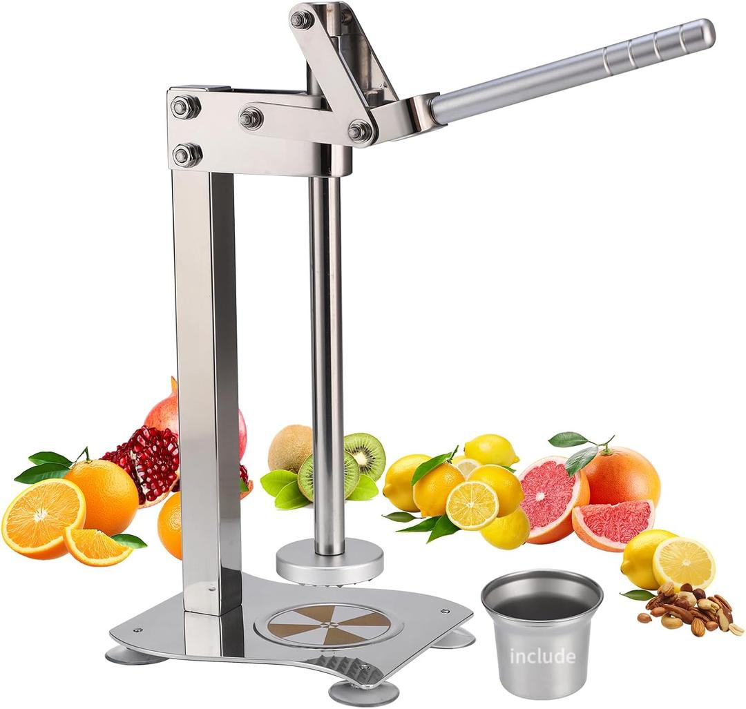 Professional Lemon Smasher Citrus Juicer - Heavy Duty Stainless Steel Manual Press Squeezer for Lime, Orange & Nut Crusher by Garwei Professional Lemon Smasher Citrus Juicer - Heavy Duty Stainless Steel Manual Press Squeezer for Lime, Orange & Nut Crusher by Garwei