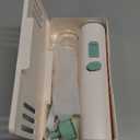 Electric Nasal Aspirator for Baby, Nose Aspirator for Toddlers, Waterproof Baby Nose Sucker, Nose Cleaner with 3 Silicone Tips, Adjustable Suction Level, Music and Light Soothing Function,Green