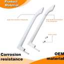 5304486359 5304506469 Refrigerator Door Handle Set Replaces 242059501 242059504 5304497105 5304504507 5304510038 5304510040 4392806 AP6036330 PS11731975 EAP11731975(White)