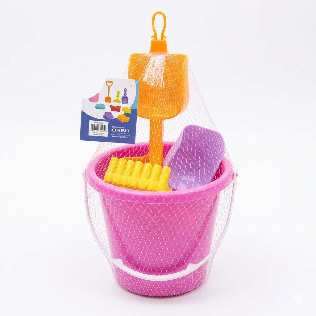 Sand Toy Bucket Pink