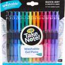 Crayola Colored Gel Pens for Kids and Adult Coloring, Washable Pens Medium Point, 14 Count