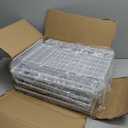 8-Tier Stackable Closet Organizers and Storage Shelves, Foldable Closet Shelf Organizer, Stackable Storage Bins Drawers for Closet Organizer System, White(Patent Pending)