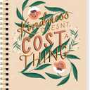 Fringe Studio "KINDNESS 5.625" x 8.75" SLIM PAPERBACK SPIRAL JOURNAL - 120 PAGES, Juliana Tipton Collection (931036)