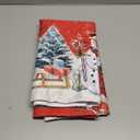 Romanstile Valentine Jacquard Rectangle Tablecloth - Winter Waterproof Damask Floral Decorative Table Cloths Heavy Weight Fabric Table Covers for Dinner/Parties/Holiday - 60 x 120 Inch, Red