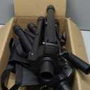 Small Speaker Stands 2 Pack, 24-50 Inch Height Adjustable Speaker Tripod Stand Pair, Lightweight 35mm Compatible Insert, Support 55 LB with 2 Storage Bags