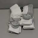 Hanes mens X-temp Lightweight Liner Socks, 6-pair Pack Work Sock, White, 12-14 Big Tall US