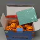 Basketball Valentines Day Cards Gifts for Kids School,24 Pack Mini Foam Sports Basketball Toys W/ Exchange Cards for Toddlers,Valentine Party Favors Goody Bag Stuffers Classroom Treats for Boys Girls