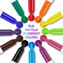 SFAIH Dry Erase Markers Fine Tip 12 Colors, 144 Pack (12 Dozen) - Pre-Sorted in 12-Compartment Tray | Bulk Classroom Organization | Low Odor Whiteboard Markers| 5 Sizes:12/24/48/72/144 Packs