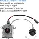 WMPHE HID Headlight Ballast Replacement for W3T19371 W3T15671 Compatible with Acura TL TSX RDX ZDX MDX CSX ILX Honda Accord CR-V Fit Odyssey Mazda 2/3/5 CX-5 CX-9 Mitsubishi Outlander Lancer Evolution