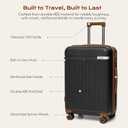 Cosbarn Luggage Sets 5Pcs Suitcases with Wheels,Large Suitcase,20"/24"/28", 18.7 x 11.4 x 29.1 inches