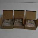 Haidms Gold Door Handles Interior, Zinc Alloy Brushed Gold Privacy Interior Door Handles for Bathroom, Modern Bedroom Lever Doorhandles (3 Pack)