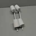 BoostArea LED 4 Light Track Lighting Kit, White 4 Way Ceiling Spot Lighting, Flexibly Rotatable Light Head for Kitchen, Living Room, Bedroom, Bulb Not Included