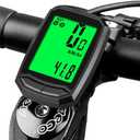 Bicycle Speedometer Waterproof Wireless Cycle Bike Computer Bicycle Odometer with LCD Display & Multi-Functions