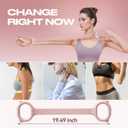 Figure 8 Workout Resistance Band - 3 Elasticities Optional 20 30 40lb, Thicker Durable Arm Back Shoulder Exercise Elastic Rope Yoga Straps Pilates Flexbands, Physical Therapy Stretch Bands