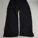Wrangler Authentics mens Relaxed Fit Stretch Cargo Pant (30W x 30L, Black)