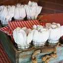 1000 Count Plastic Forks Disposable Medium Weight BPA Free, Heat Resistant, Bulk Premium Cutlery Utensils for Takeout, Meal Prep, Party Supply (10 Packs of 100)