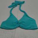 Limeeke Women Bikini Top Halter Twist Front Swimsuit Top Padded V Neck Swim Bathing Suit Tops Only, M