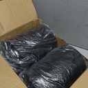 Newtay 100 Pack 32oz Black Disposable Plastic Bowls Plastic Salad Bowls Large Stackable Serving Soup Dinnerware for Birthdays, Weddings, Parties, Festivals