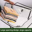 5 Pack Clear Christmas Wreath Storage Container, 26" Large Plastic Garland Container, Large Square Gift Bag Storage Organizer, Garland Decor Organizer Clear Storage Bags for Xmas Seasonal Wreath