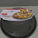 GoodCook AirPerfect Nonstick 16 Pizza Pan  Pizza Tray for Oven, Perforated Round Pizza Pan, Carbon Steel Baking Pan, Homemade, Frozen & Leftover Slices (Gray)