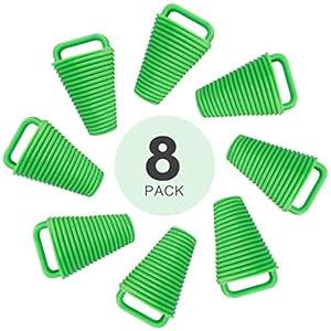 CANALHOUT 8 Pieces Kayak Scupper Plugs Kit TPE Scupper Plugs Drain Holes Stopper Bung with Handle, fit 0.75"-1.25" scuppers