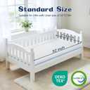Crib Mattress, Dual Sided Memory Foam Baby Toddler Bed Mattress, 52" x 27.6" x 5.5" Soft Breathable Mattresses with Removable Machine Washable Cover, Fits Standard Cribs&Toddler Beds