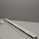 LOTUS & WINDOWARE Cordless 1" Aluminum Mini Blind 36" Wide x 60" Long, Alabaster, Room Darkening Metal Indoor Window Blinds for Home and Office