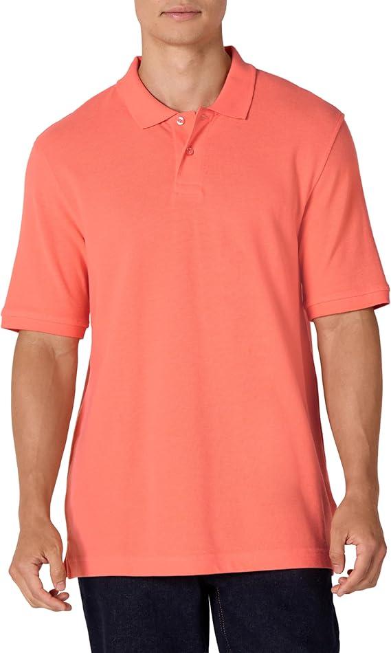 Amazon Essentials Men's Regular-Fit Cotton Pique Polo Shirt (Big & Tall) Size XL
