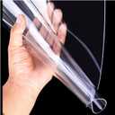 Table Pads Tabletop Protection Cover High Transparency Waterproof and Oil Resistant Scratch Resistant Easy to Clean Cushion ZWYSL (Color : Clear-1.5mm, Size : 90x130cm)