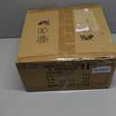 Dalouguan Semi Flush Mount Ceiling Light, 3-Light Kitchen Ceiling Lighting Fixtures with Amber Glass Lampshade, Gold Modern Chandelier for Living Room Bedroom Hallway