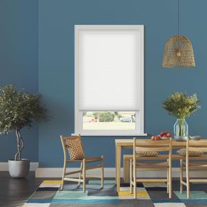 Cordless Light Filtering Cellular Shades for Windows - 35" W x 64" L - White, Over 500 Custom Sizes Starting at 24.97, Energy-Saving Honeycomb Design, Seamless Free-Stop Window Blinds by Lumino
