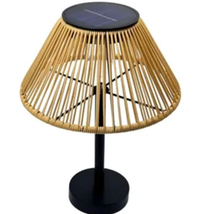 Portable Solar Garden Lamp with Warm White LED Light