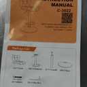 Sweetcrispy Bar Stools Set of 4, Modern Swivel Bar Chairs, Adjustable Fabric Upholstered Barstools Counter Height with Backrest for Bar, Kitchen Island, Dining Room, Black