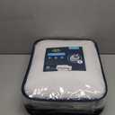 Serta Heated Mattress Pad Twin Size - Electric Mattress Pad, 10 Heat Setting Controller, Auto Shut Off Timer, Deep Elastic Pocket, Up to 17" Mattress, ETL Certified, Machine Wash, Twin, White