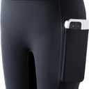 Girls Volleyball Shorts,Black Size 13-14 Athletic Shorts,5" Spandex Stretch Kids Gymnastics Yoga Dance Compression Shorts with Pockets