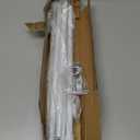 Curtain Rods 5/ 8 inch Curtain Rods for Windows 30 to 88 Inch with Brackets Easy to Install for Bedroom Living room Kitchen, White