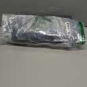 Black Memory Foam Bath Runner Mat Long Narrow Bathroom Rug Microfiber Bathroom Carpet Non Slip Soft Absorbent Washable Bathrug,16" x 47"