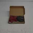 30 Pcs Velvet Ribbon Bows 5" x 4" Pre Tied Christmas Velvet Bows with Twist Tie for Gift Packaging Christmas Tree Wreaths Door Windows Wedding Party Decoration(Xmas Colors)