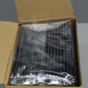 20 Pcs Menu Holder Single Panel Restaurant Menu Covers Single Page Cover Holders with Angled Corners, Black, 4.25" x 11"