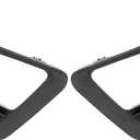 HECASA Fog Light Trim Bezel Black Driver Passenger Side Compatible with 2013-2015 Honda Accord Sedan Replacement for HO1038111 71112T2AA10 (Pair)