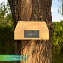 Carpenter Bee Trap for Outside, Leaning Tower Nature Hanging Wood Boring Bee Trap for Outdoor Insect Trap