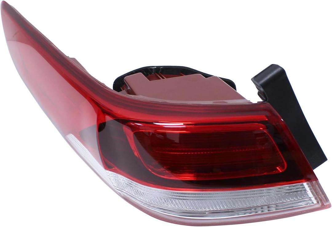 ApplianPar Left Side Outer Tail Light Lamp Assembly for Kia Optima 2016-2020
