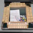 Shut The Box Game, 4 Player Wooden Board Game Dice Game, Classic Math Learning Game for Kids -12" x 12"