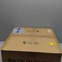 Caged Ceiling Fan with Lights, Flush Mount 20" Boho Ceiling Fans with Lights Remote Control, Low Profile Fabric Bladeless with 6 Speeds for Bedroom, Nursery, Kitchen (White)