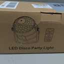 NEQUARE Disco Ball DJ Party Lights Sound Activated with Remote Control Strobe Lamp 7 Modes Stage Light for Home Room Dance Parties Karaoke Halloween Christmas Birthday Decorations[3-Pack]