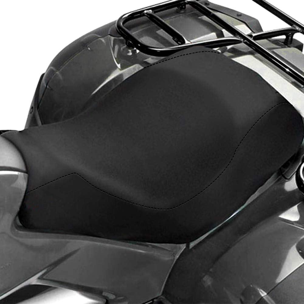 KEMIMOTO ATV Seat Cover Four Wheeler Seat Cover Water-Resistant Universal Compatible with Polaris Sportsman Fourtrax Can-Am Kawasaki Arctic Cat CFMOTO, Black