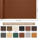TIANLDD Leather Repair Tape,16 x 80 Inches Self Adhesive Leather Repair PatchLeather Repair Kit for FurnitureCouches,Car Seats,Cabinets,Handbags(Brown-Litchi Grain)